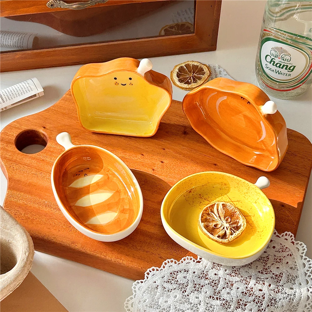 Sauce Dipping Cup - Prato cerâmico em forma de pão