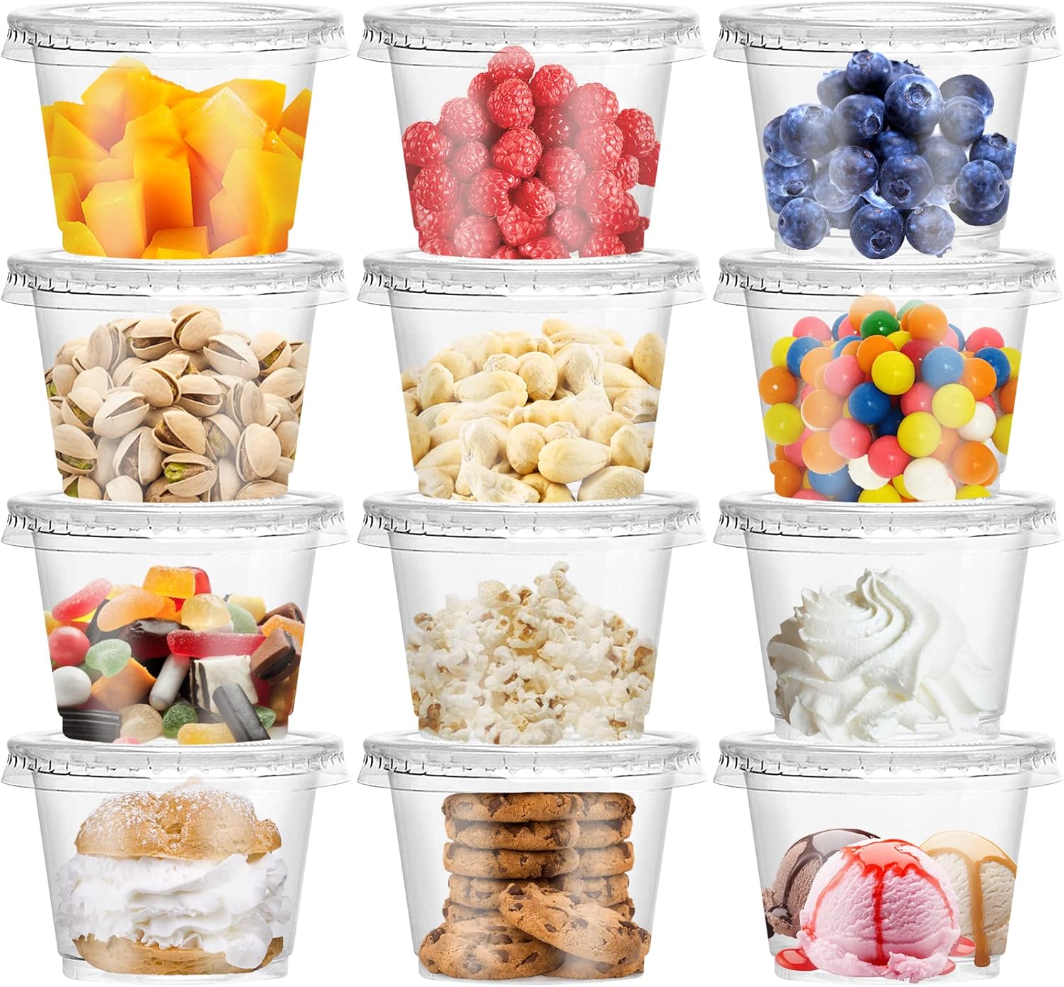 Sauce Dipping Cup - Copos de Plástico para Parfait de