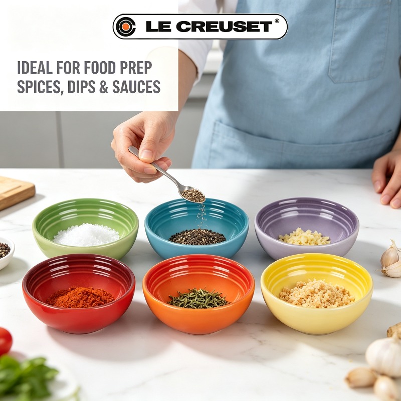 Meal Prep Kitchen - Conjunto de 6 tigelas de cerâmica