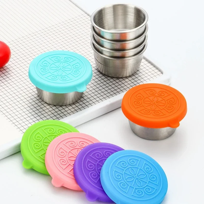 6 pc/set 304 aço inoxidável me - Sauce Dipping Cup avaliação e preço