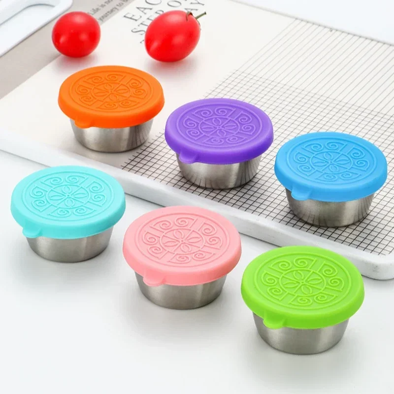 6 pc/set 304 aço inoxidável me - Sauce Dipping Cup avaliação e preço