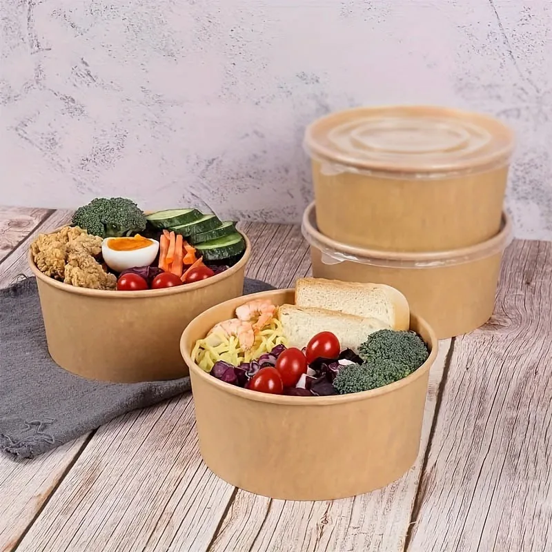 15/30 pçs tigelas de papel kra - Meal Prep Bowl avaliação e preço