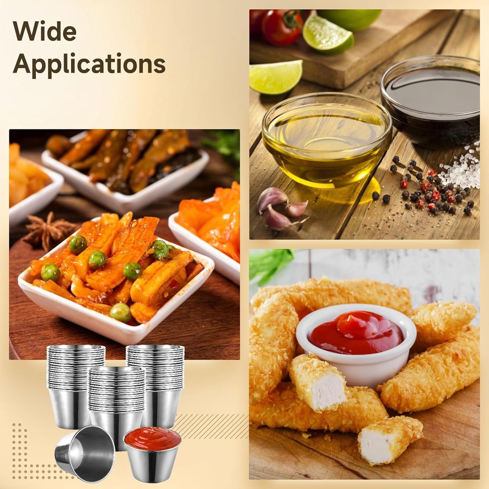 J1UL1N – 60 unidades de recipi - Sauce Dipping Cup avaliação e preço