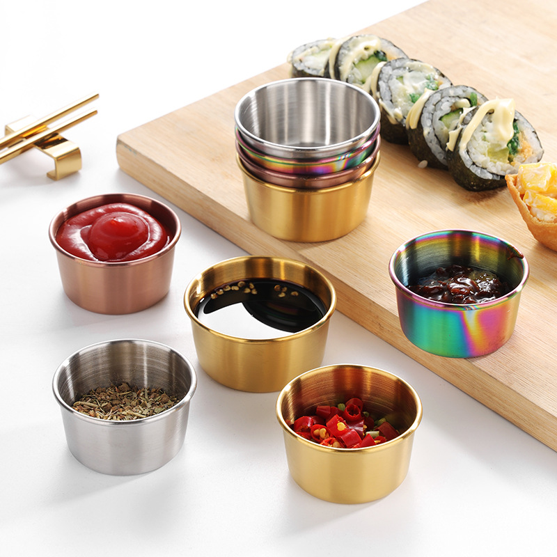 304 aço inoxidável mergulhando - Sauce Dipping Cup avaliação e preço