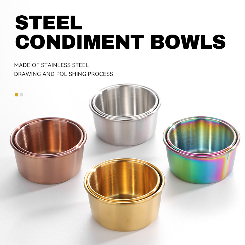 304 aço inoxidável mergulhando - Sauce Dipping Cup avaliação e preço