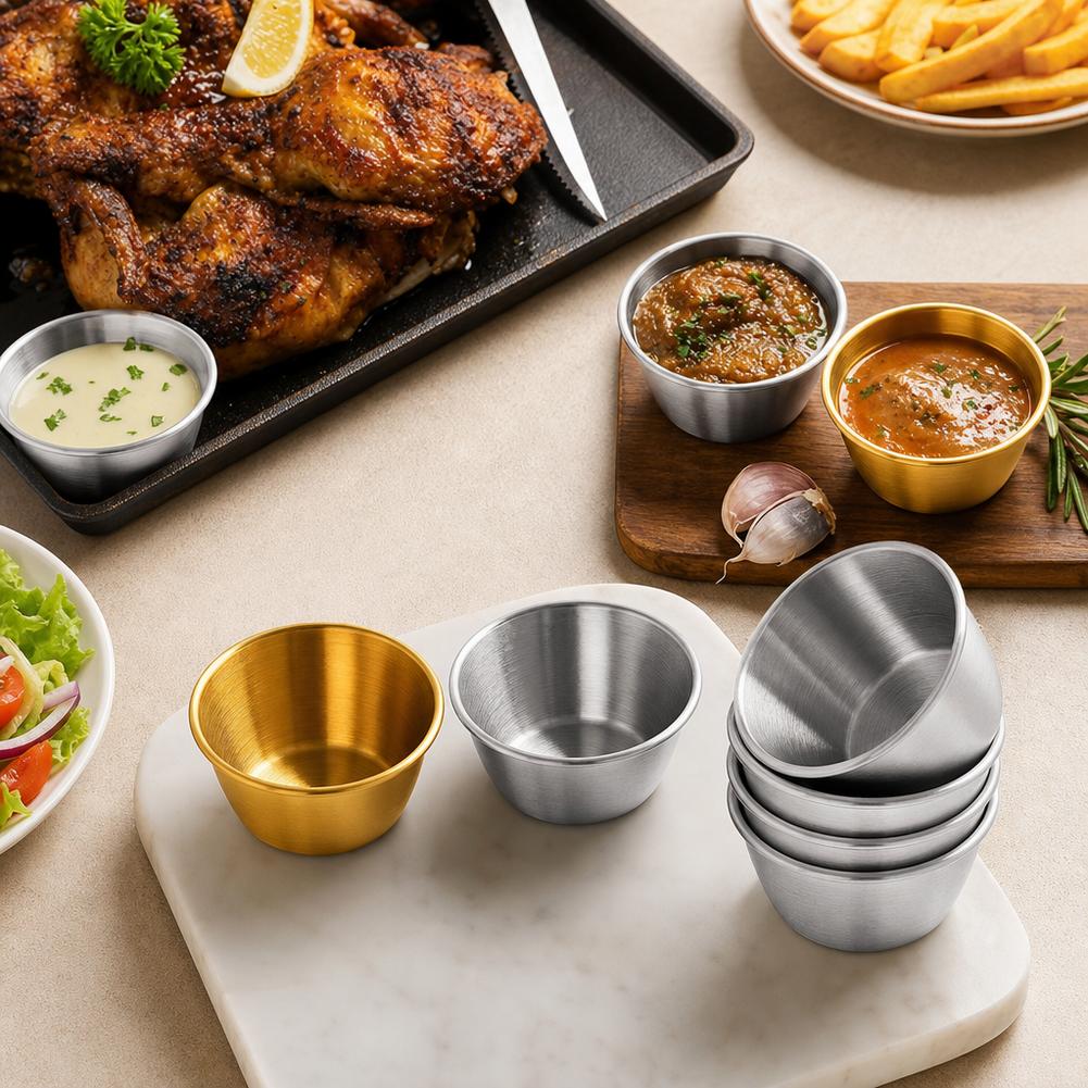 Copos de molho de aço inoxidáv - Sauce Dipping Cup avaliação e preço