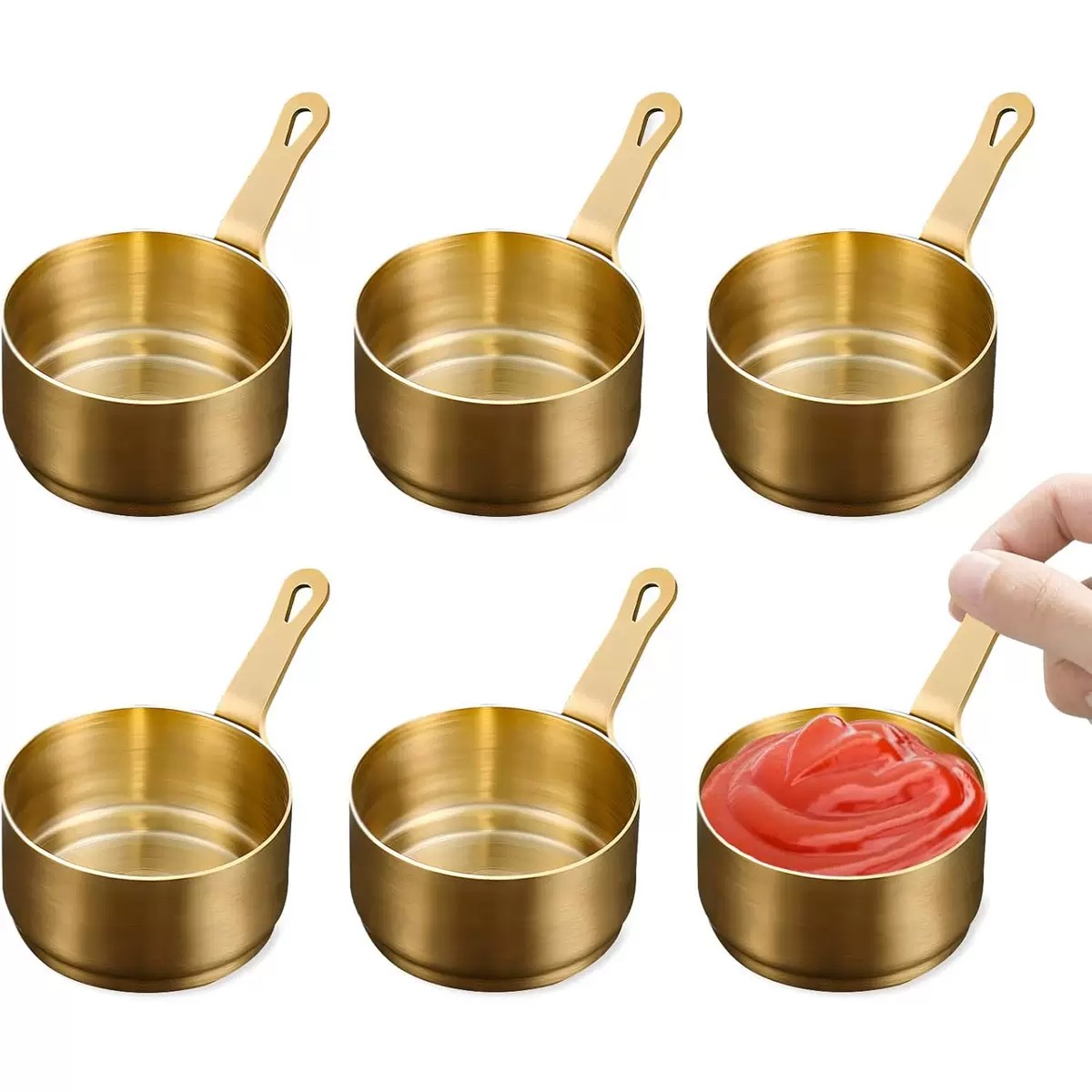Mini Copo de Molho em Aço Inox - Sauce Dipping Cup avaliação e preço