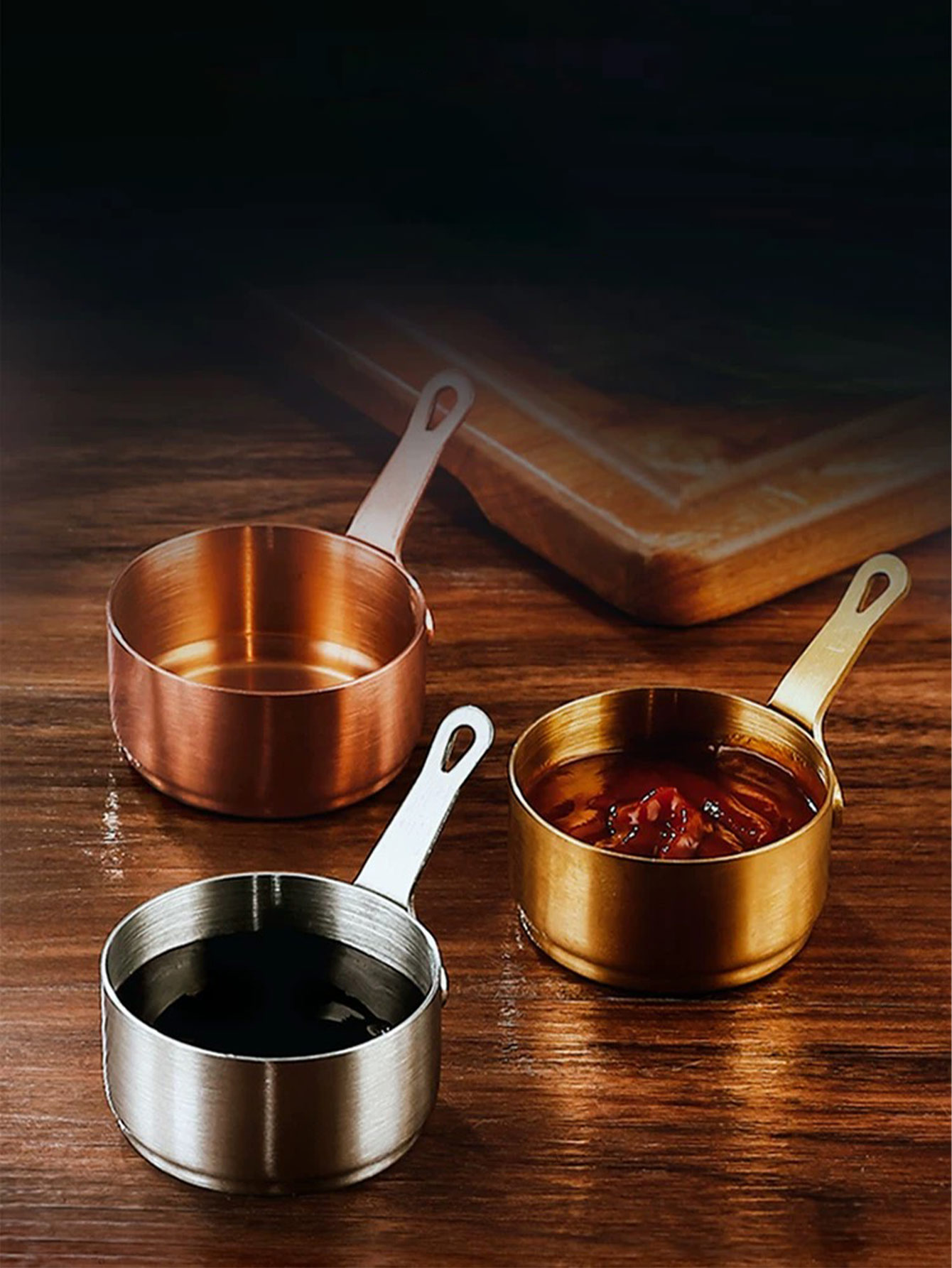 Mini Copo de Molho em Aço Inox - Sauce Dipping Cup avaliação e preço