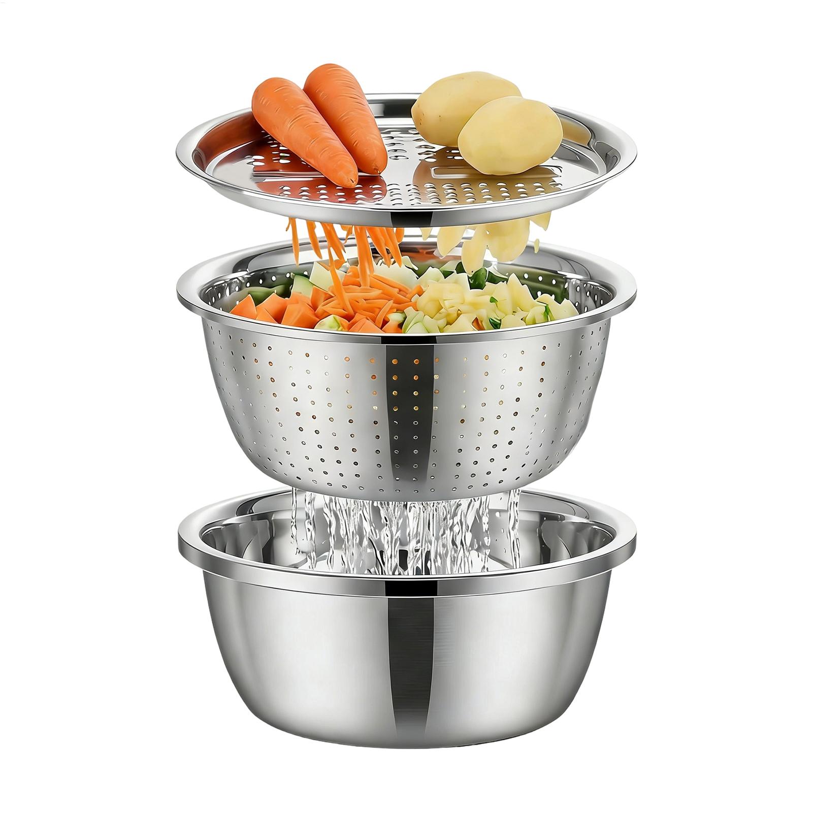 Cesto Escorredor de Aço Inoxid - Meal Prep With Rice avaliação e preço