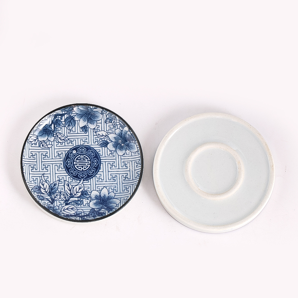 Vintage redondo chinês azul e  - Sauce Dipping Cup avaliação e preço