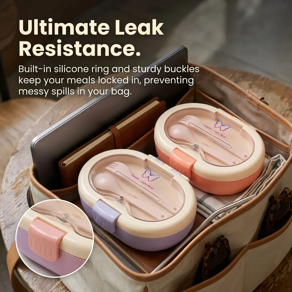 Caixa de almoço portátil com d - Meal Prep Or Prep Meal avaliação e preço