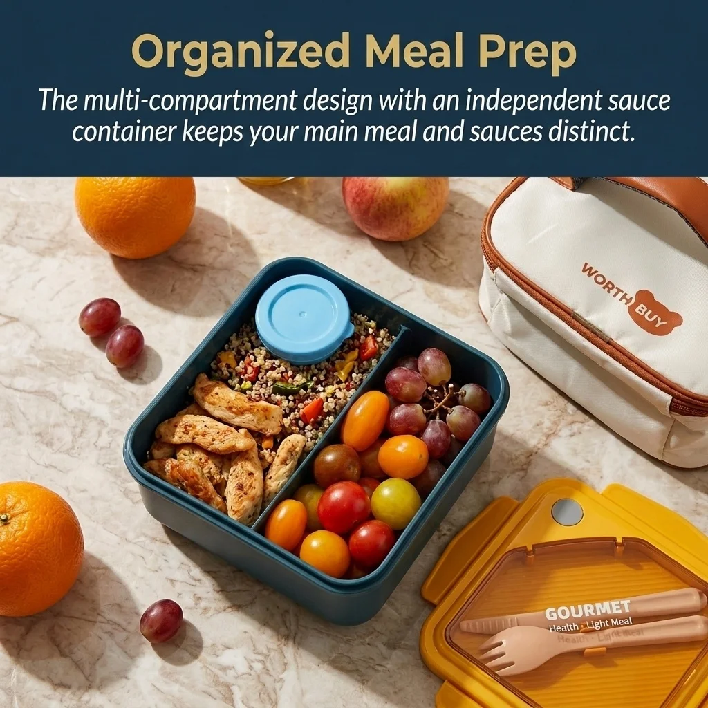Caixa de almoço tipo bento, de - Meal Prep Or Prep Meal avaliação e preço