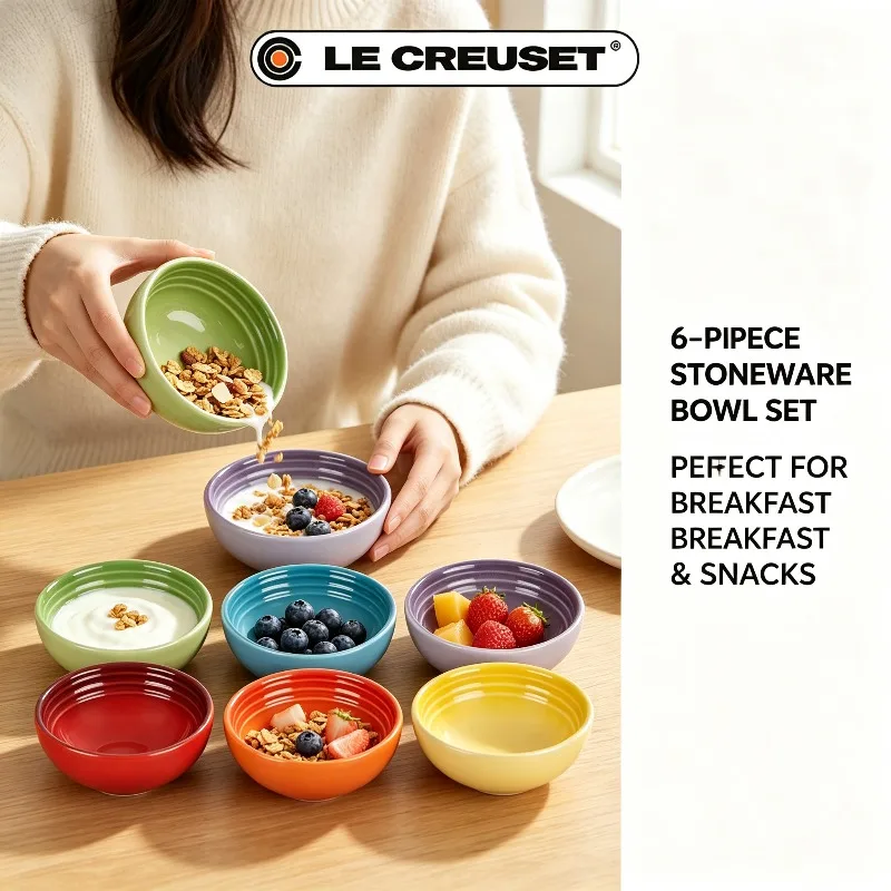 Conjunto de 6 tigelas Le Creus - Meal Prep Kitchen avaliação e preço