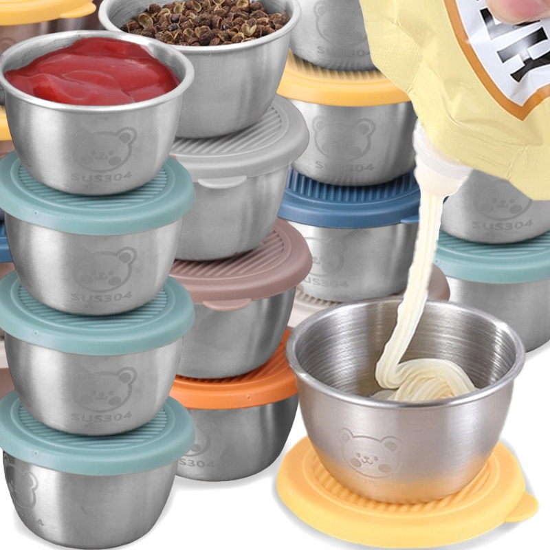 10/1pc 50ml à prova de vazamen - Sauce Dipping Cup avaliação e preço