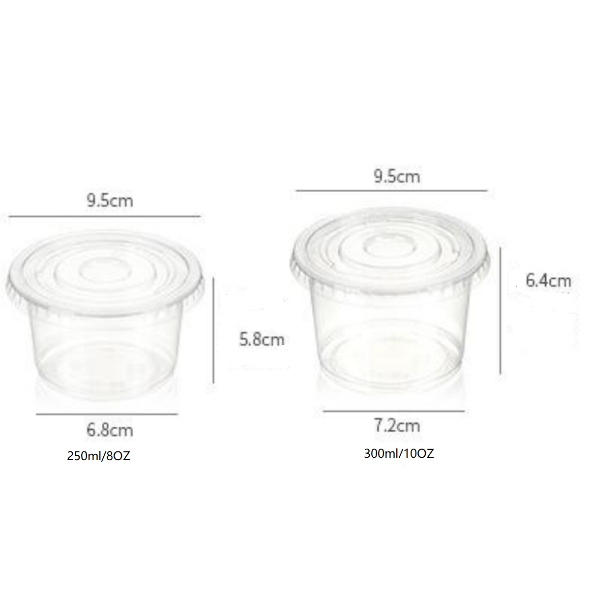 Copos de Plástico para Parfait - Sauce Dipping Cup avaliação e preço