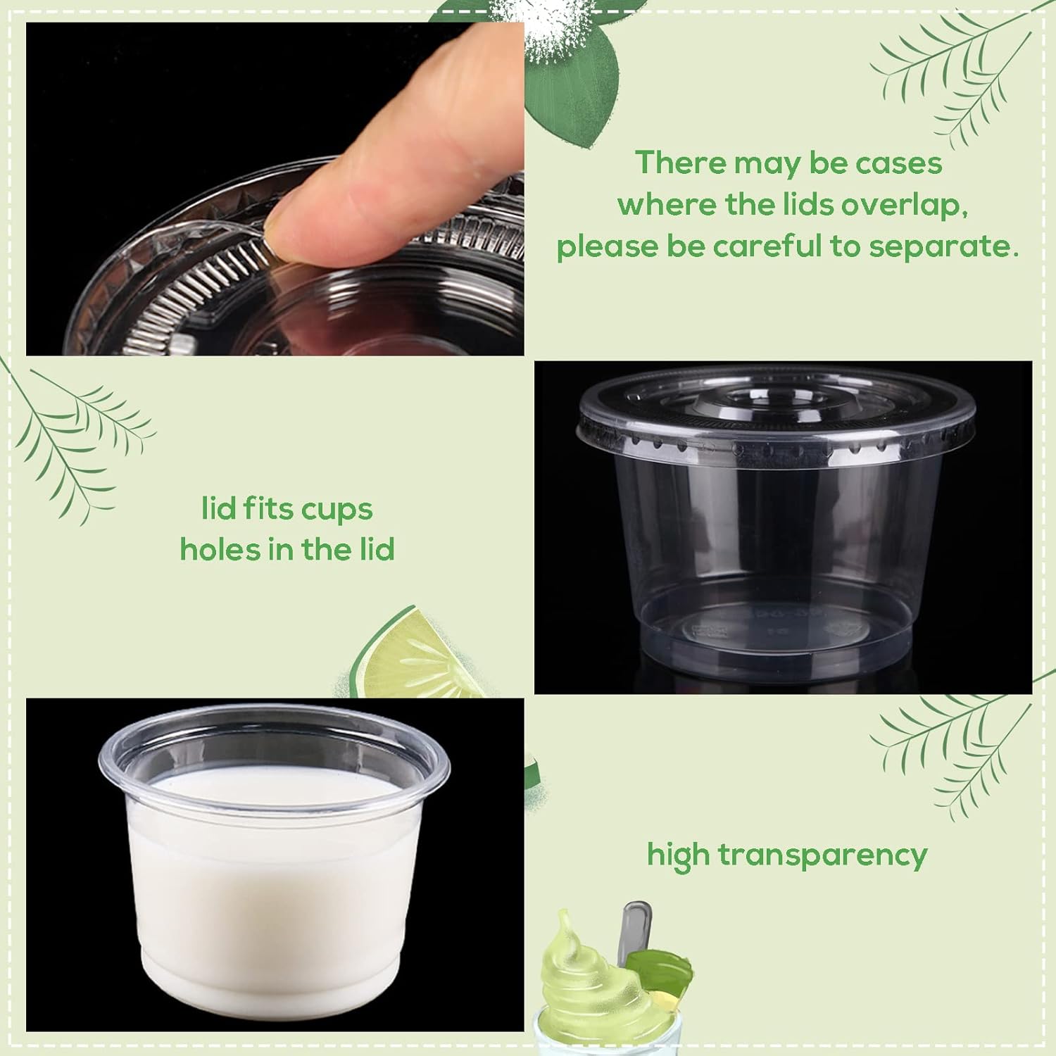 Copos de Plástico para Parfait - Sauce Dipping Cup avaliação e preço