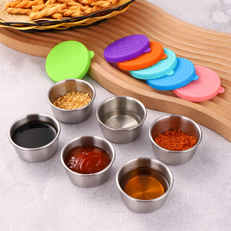 1/4 pçs de aço inoxidável merg - Sauce Dipping Cup avaliação e preço