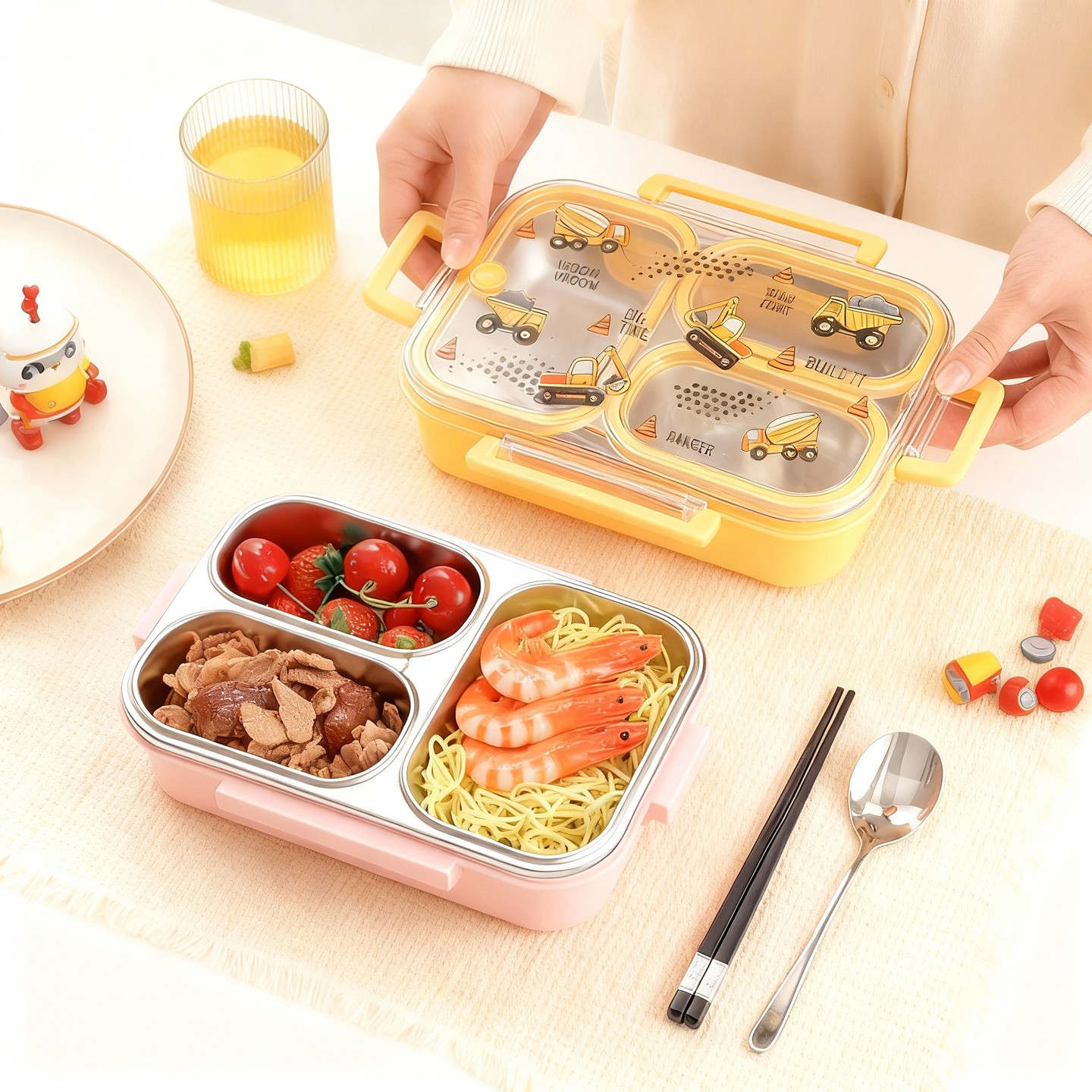 Lancheira Infantil Grande Capa - Meal Prep Bowl avaliação e preço